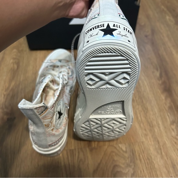 CONVERSE Chuck 70 Plus High 'Crafted Evolution' platform lace up shoes sneakers - Picture 6 of 7